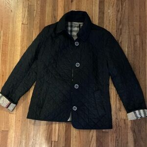 Burberry Black Quilted Jacket